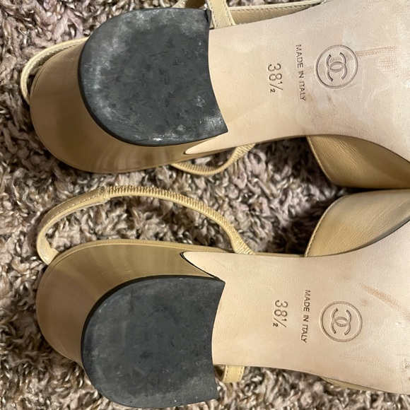 CHANEL classic slingback 100% authentic! EUC - Picture 2 of 15